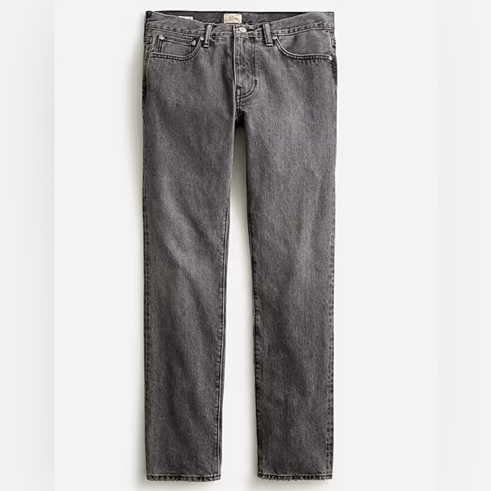 NWT J Crew Men’s 484 Jeans Slim Fit Jeans in Black Wash - 30x32